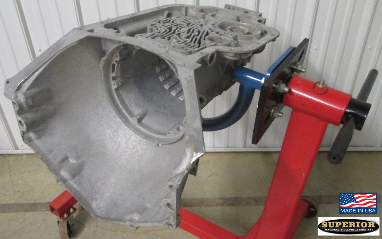 Transmission Holding Fixture for Engine Stand Superior Machine and