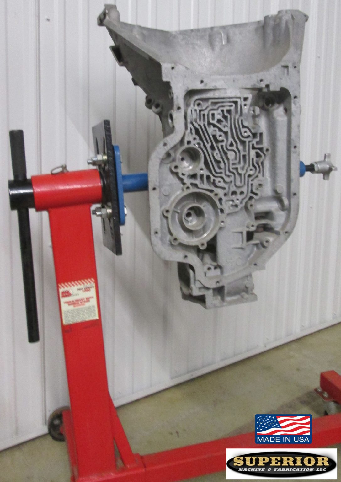 Transmission Holding Fixture for Engine Stand Superior Machine and